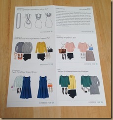 Stitch fix styling card